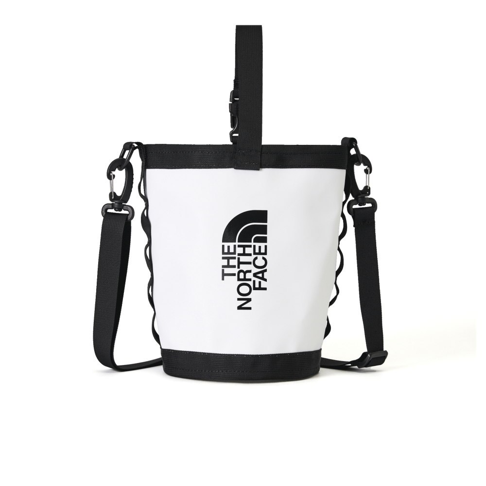 The North Face北面男女款黑白拼接背提兩用休閒單肩包｜8DJPLA9