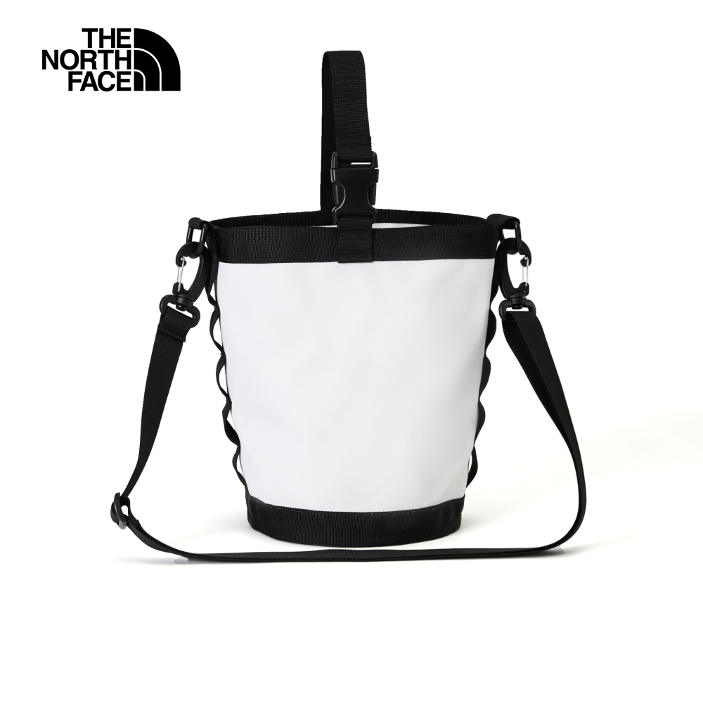 The North Face北面男女款黑白拼接背提兩用休閒單肩包｜8DJPLA9