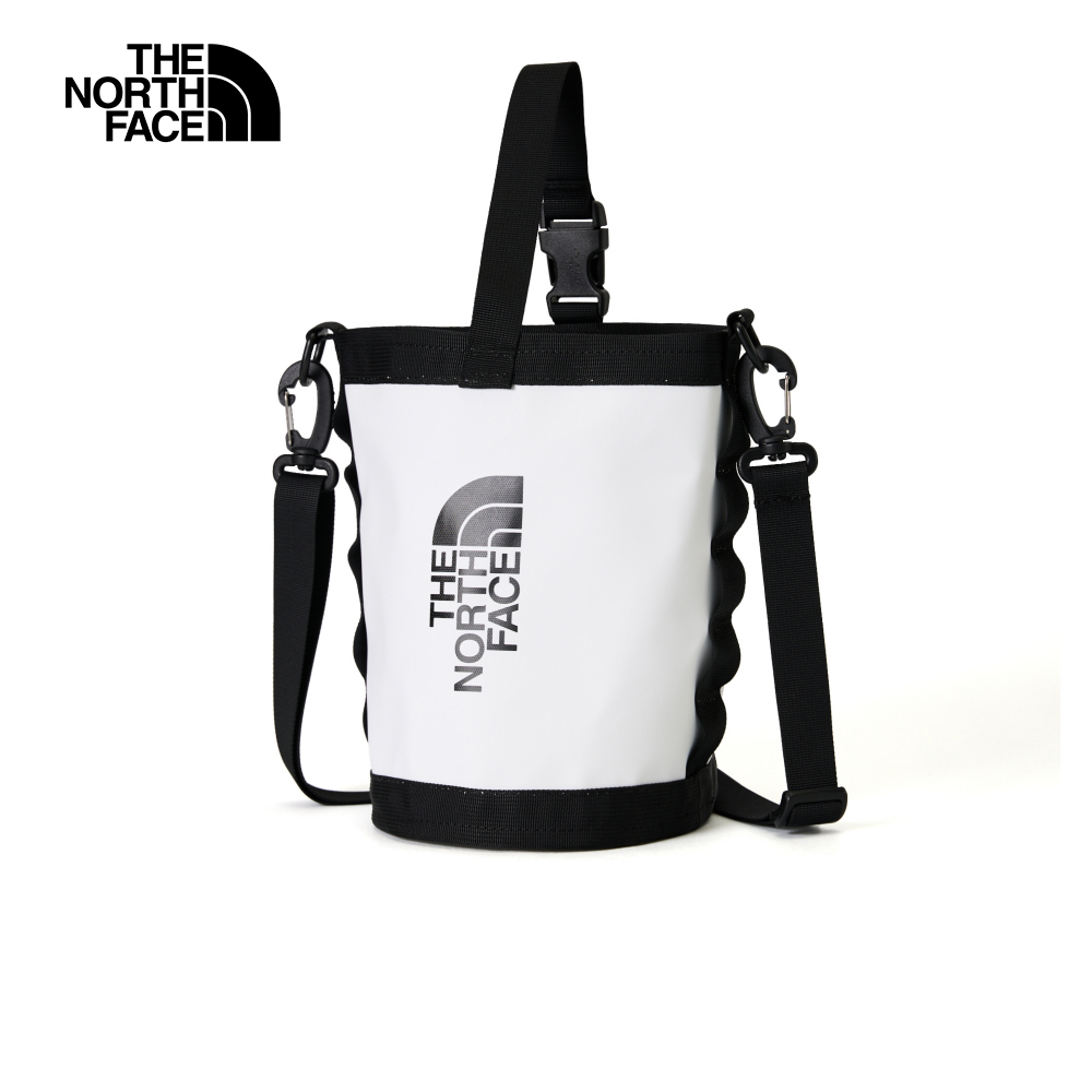 The North Face北面男女款黑白拼接背提兩用休閒單肩包｜8DJPLA9