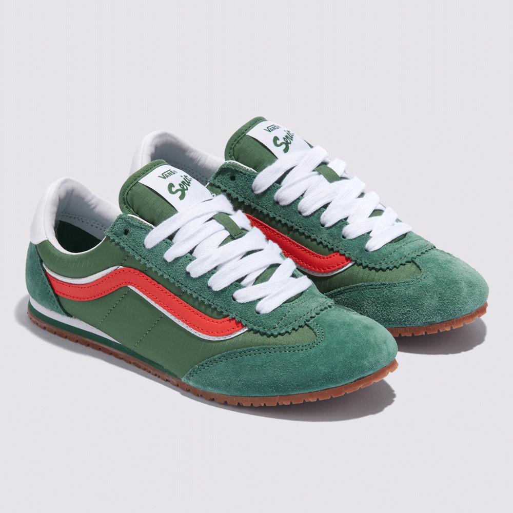 Vans Super Lowpro 男女款綠色滑板鞋