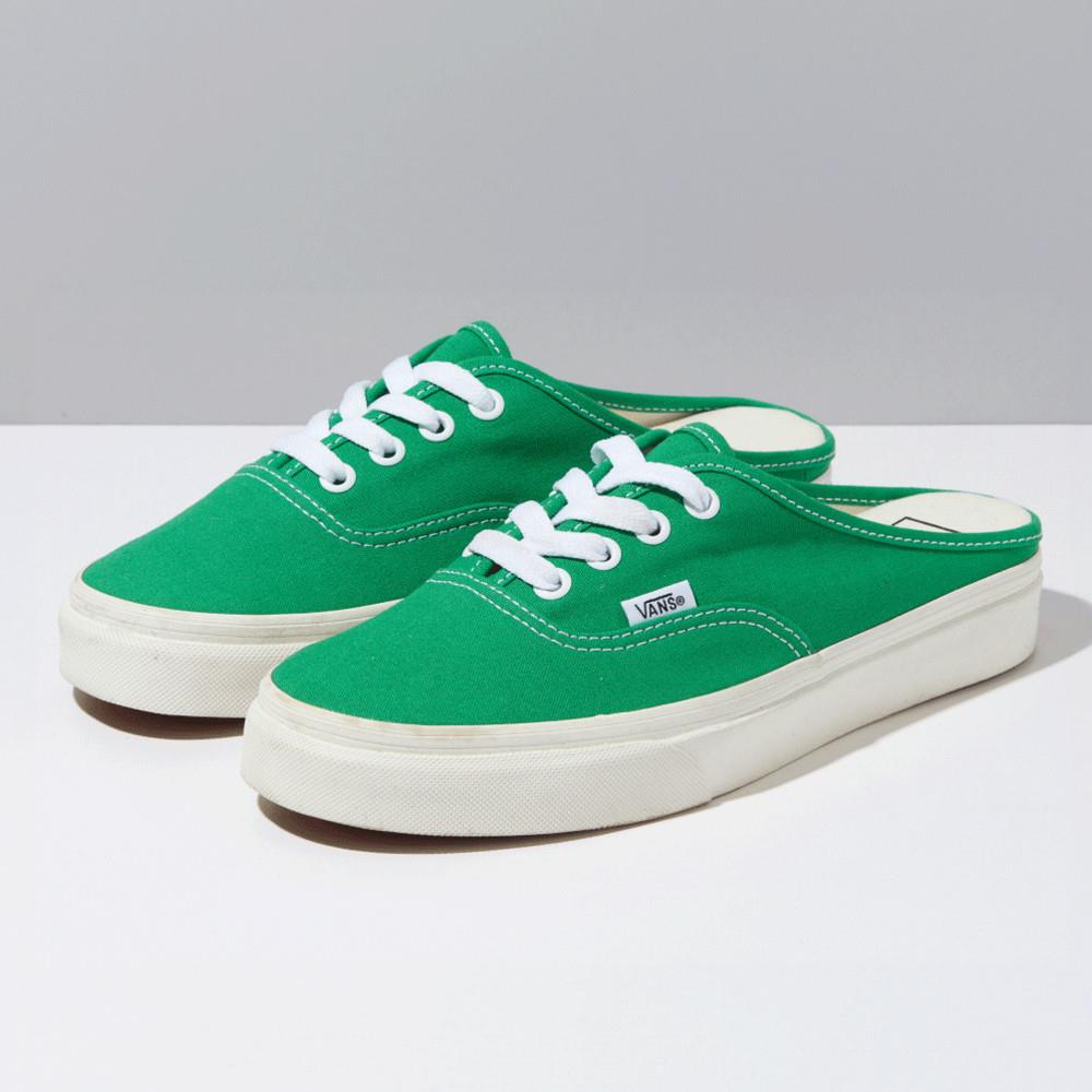 Vans UA Authentic Mule 男女款綠色懶人拖鞋