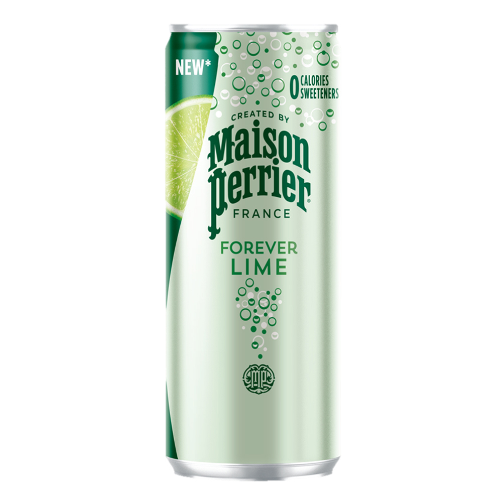 法國沛綠雅氣泡天然礦泉水250ml-萊姆