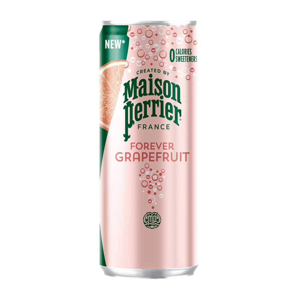 法國沛綠雅氣泡天然礦泉水250ml-葡萄柚