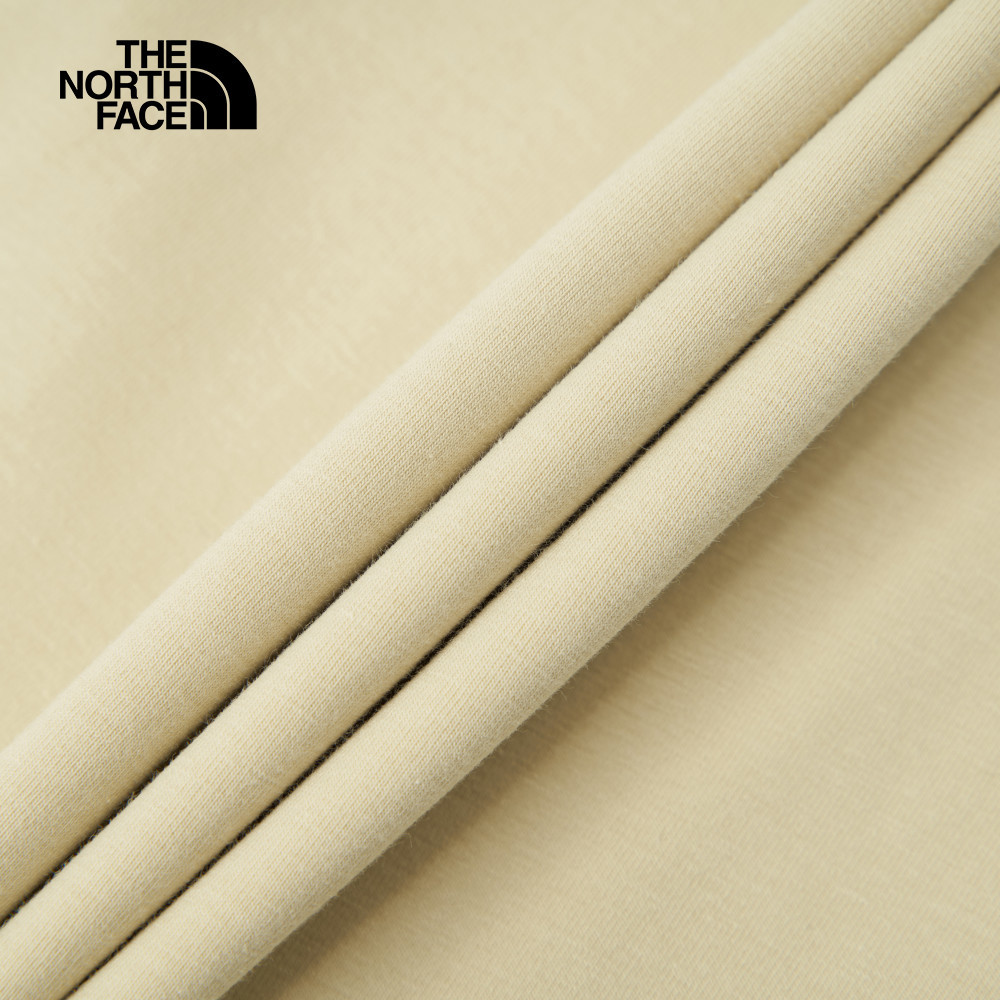 The North Face北面男款米色吸濕排汗短袖T恤｜8D7B3X4