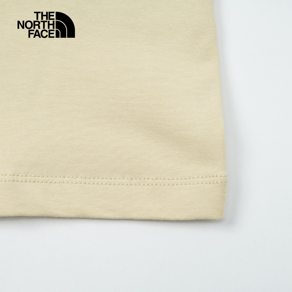 The North Face北面男款米色吸濕排汗短袖T恤｜8D7B3X4