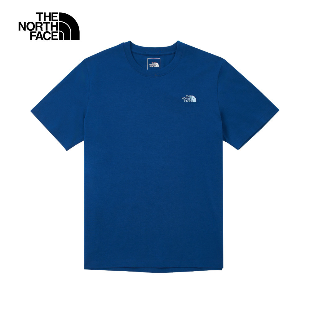 【10/26 12點限時搶購】The North Face北面男款藍色吸濕排汗短袖T恤｜8D7BD1R