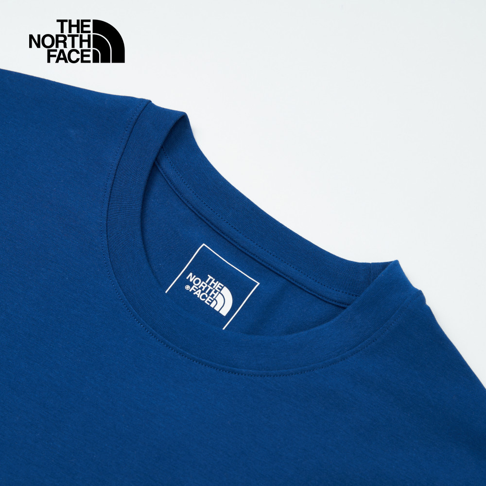 【10/26 12點限時搶購】The North Face北面男款藍色吸濕排汗短袖T恤｜8D7BD1R
