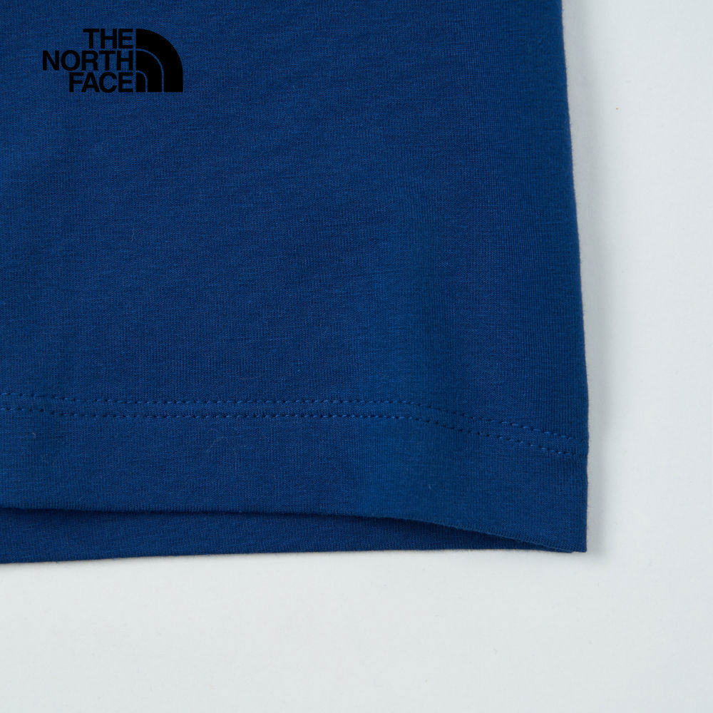 【10/26 12點限時搶購】The North Face北面男款藍色吸濕排汗短袖T恤｜8D7BD1R
