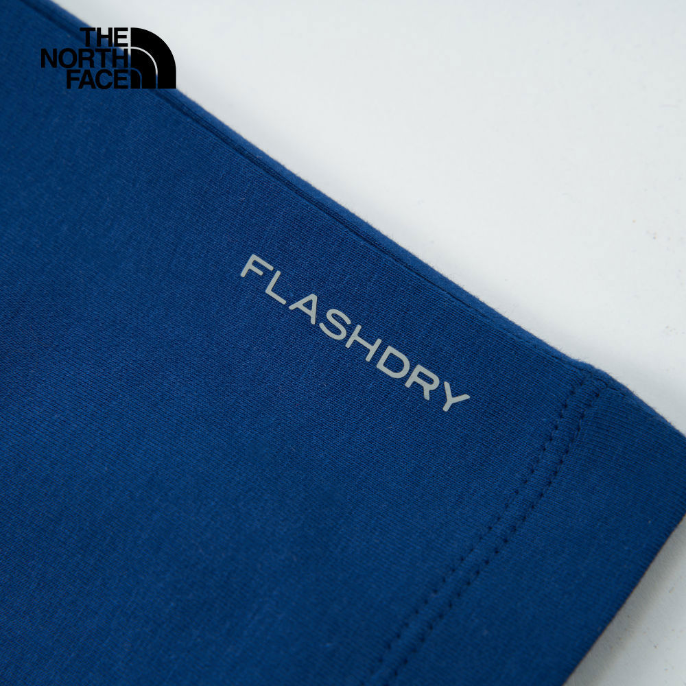 【10/26 12點限時搶購】The North Face北面男款藍色吸濕排汗短袖T恤｜8D7BD1R