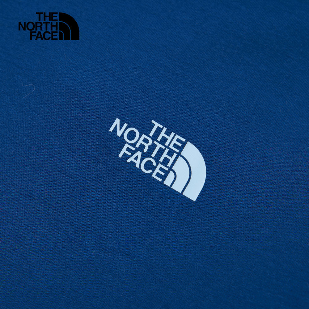 【10/26 12點限時搶購】The North Face北面男款藍色吸濕排汗短袖T恤｜8D7BD1R