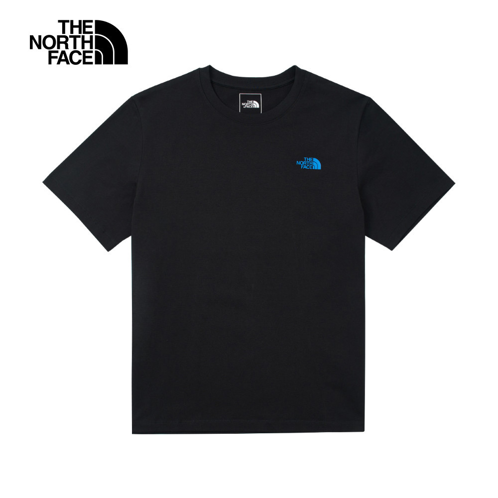 The North Face北面男款黑色吸濕排汗短袖T恤｜8D7BJK3