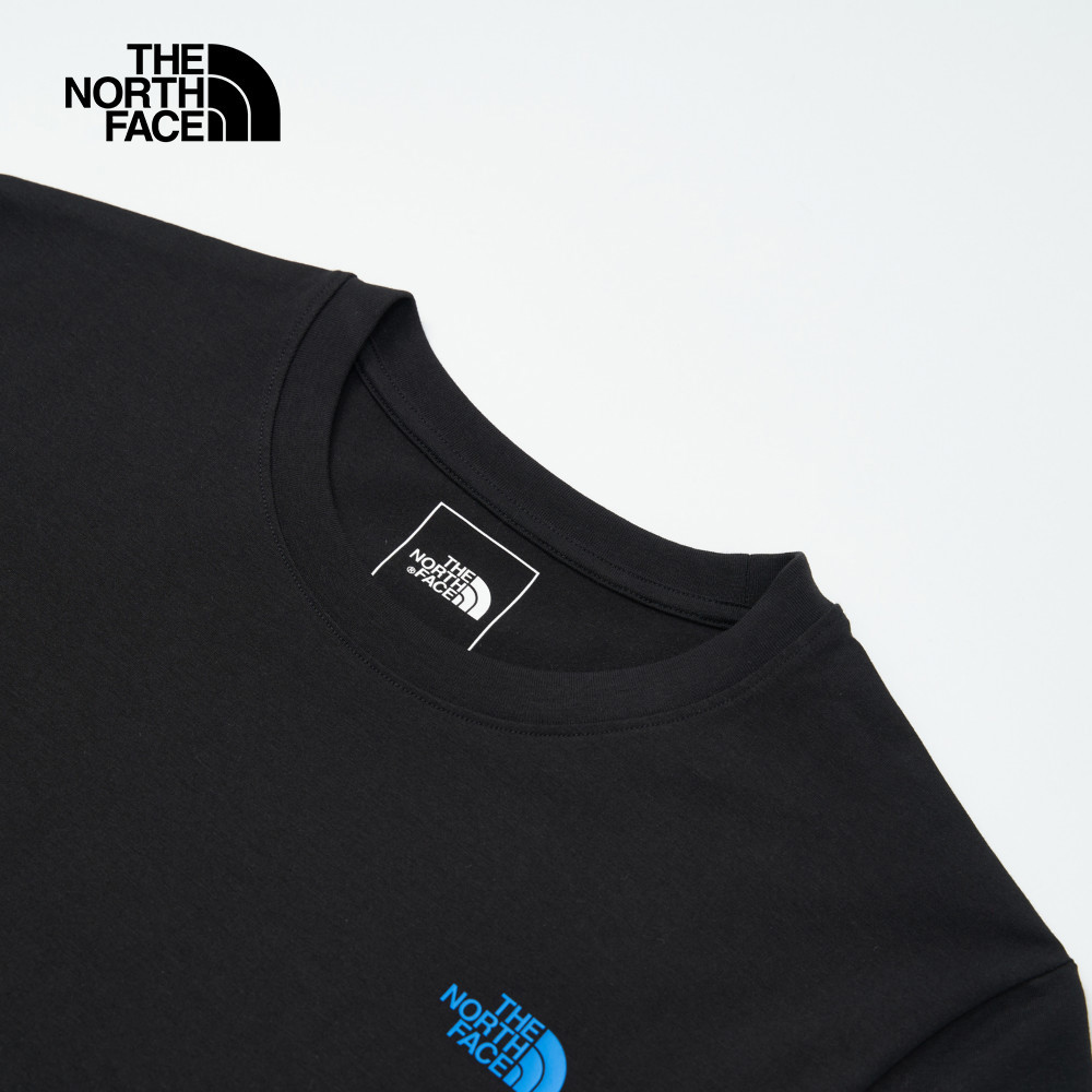 The North Face北面男款黑色吸濕排汗短袖T恤｜8D7BJK3