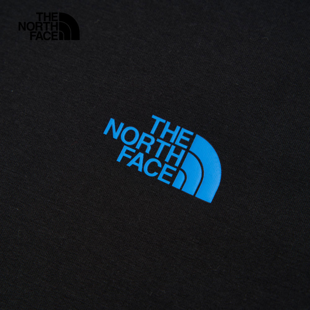 The North Face北面男款黑色吸濕排汗短袖T恤｜8D7BJK3