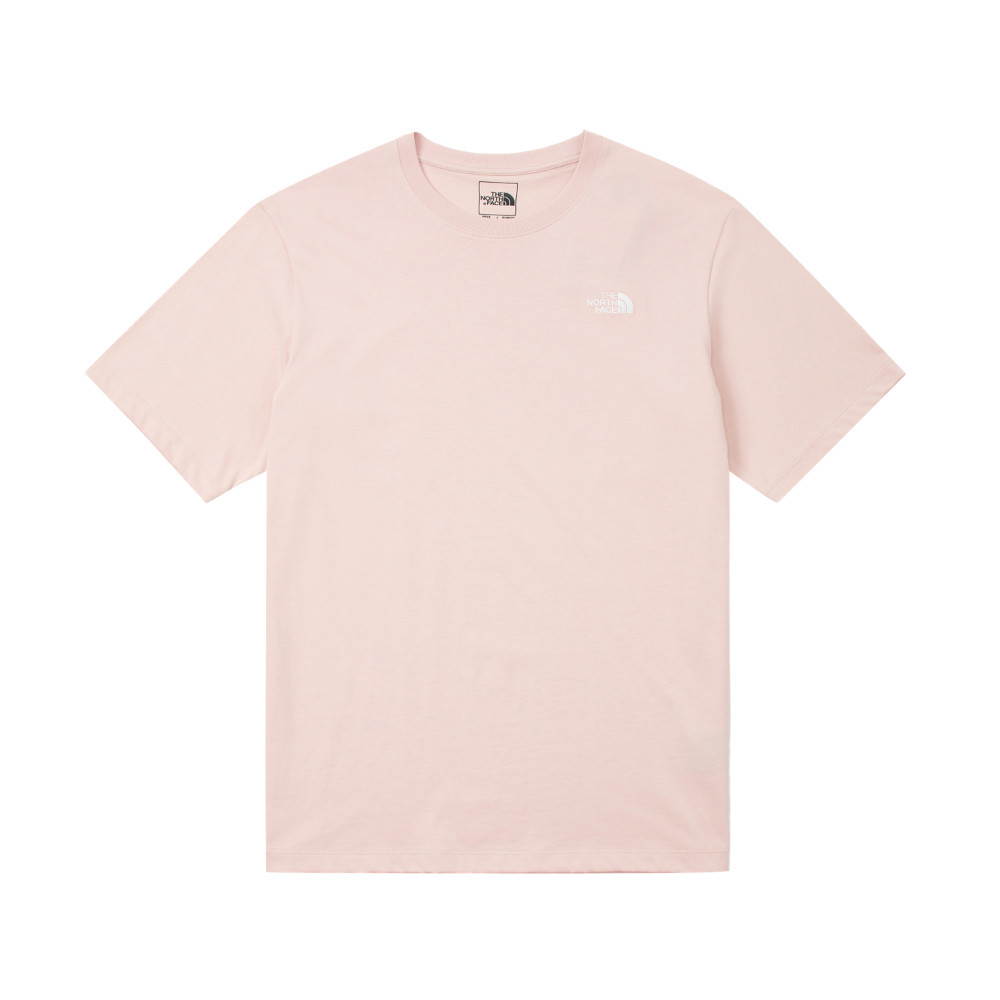【10/24 12點週末限定】The North Face北面男女款粉色純棉舒適透氣短袖T恤｜8DEVLK6