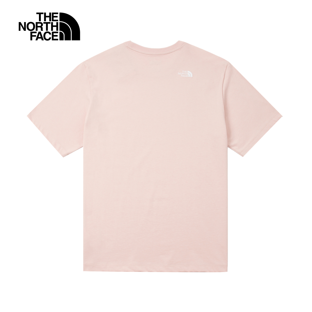 【10/24 12點週末限定】The North Face北面男女款粉色純棉舒適透氣短袖T恤｜8DEVLK6