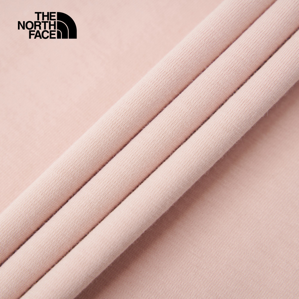 【10/24 12點週末限定】The North Face北面男女款粉色純棉舒適透氣短袖T恤｜8DEVLK6
