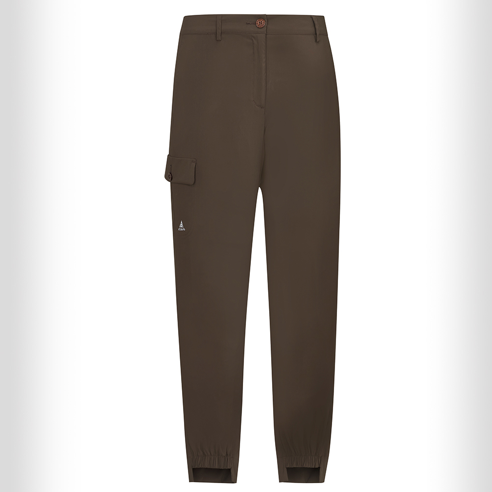 女款驅蚊防曬蚊瘋不動彈性長褲(A1PA2513W鐵褐/機能長褲/防蚊褲)