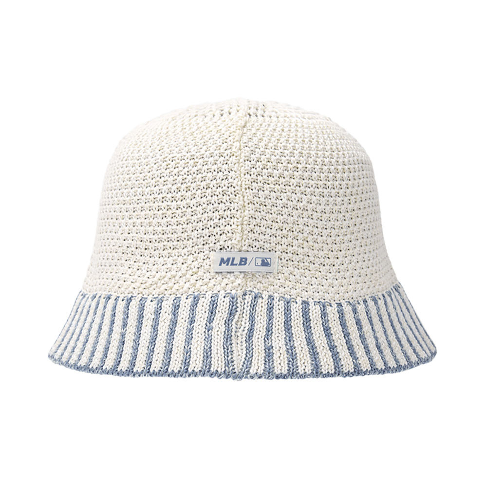 MLB 夏日針織圓頂漁夫帽 Varsity系列 紐約洋基隊 (3AHTV0253-50IVS)