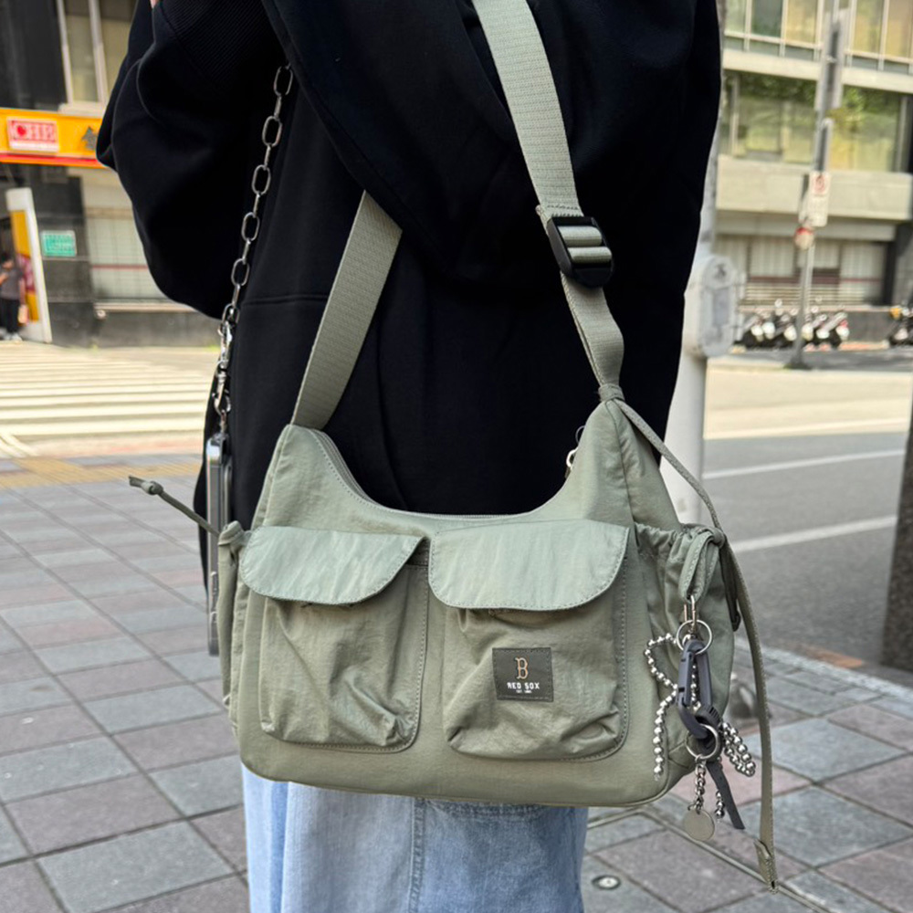 MLB 斜背包 肩背包 波士頓紅襪隊 (3ABQB035N-43KAP)