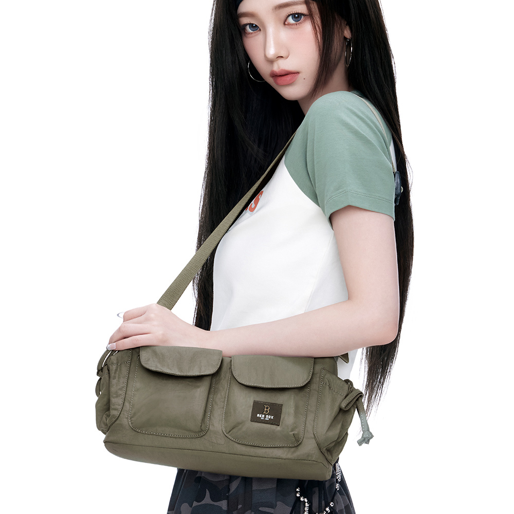 MLB 斜背包 肩背包 波士頓紅襪隊 (3ACRB035N-43KAP)