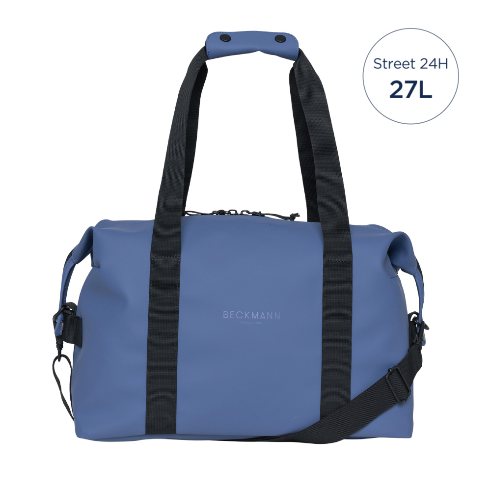 (預購)【Beckmann】Street 24H防水旅行包 - 凝霜藍