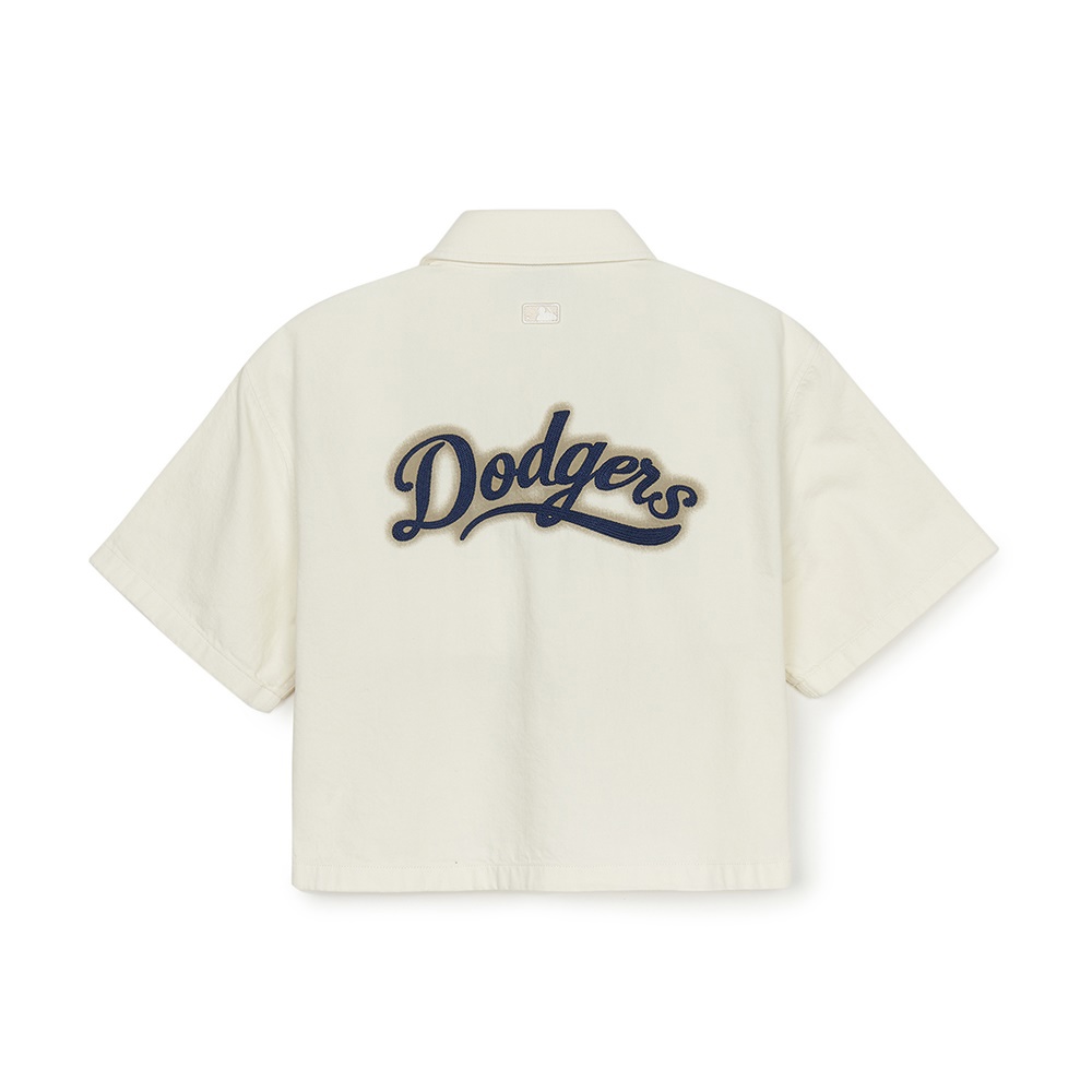 MLB Korea MLB 女版短袖襯衫 Varsity系列 洛杉磯道奇隊 (3FDRV0253-07CRS)