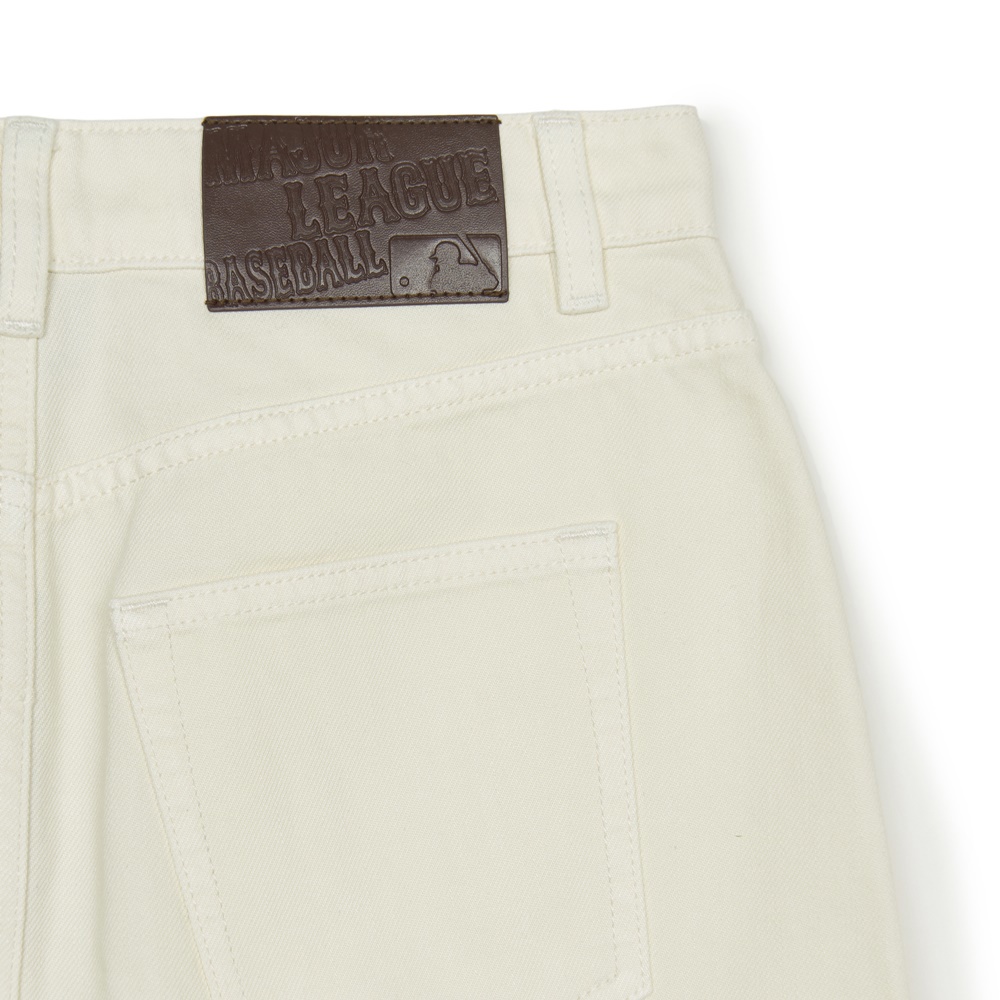 MLB 女版牛仔丹寧短裙 Varsity系列 洛杉磯道奇隊 (3FDSV0153-07CRS)