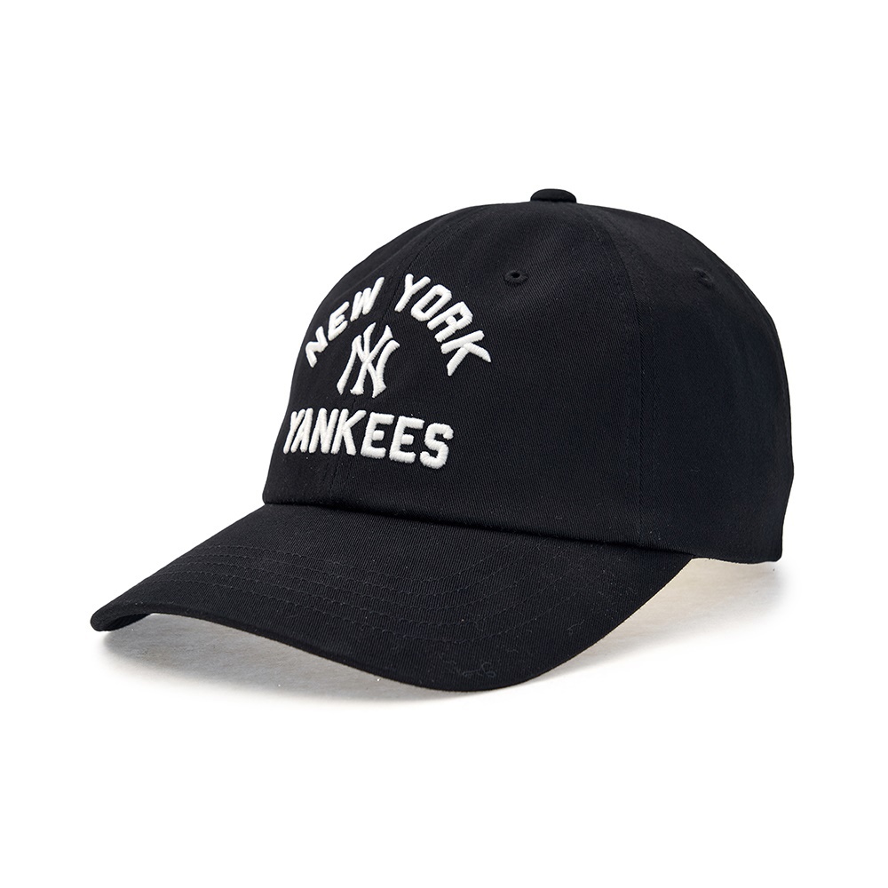 MLB 可調式軟頂棒球帽 Varsity系列 紐約洋基隊 (3ACPV065N-50BKS)