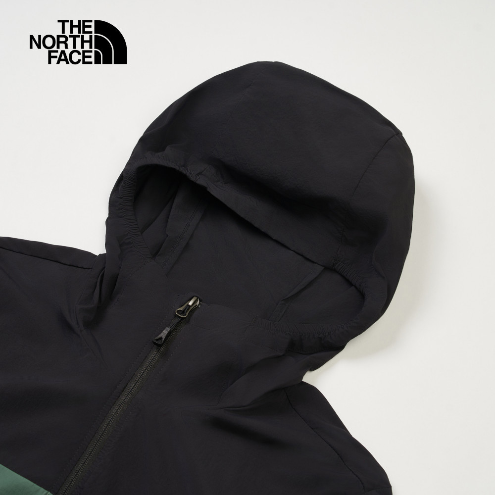 The North Face北面男款綠色UPF防曬防風外套｜87VYLFW