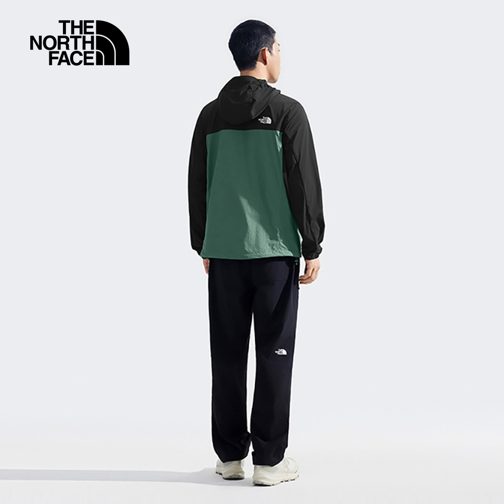 The North Face北面男款綠色UPF防曬防風外套｜87VYLFW