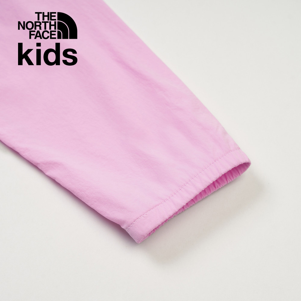 The North Face北面兒童粉紅色UPF防曬防風外套｜87Z76FI