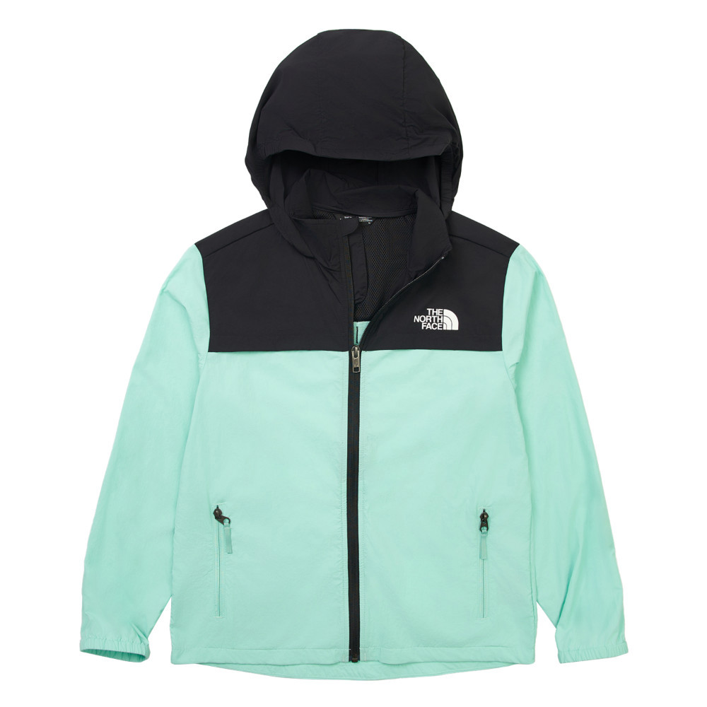 The North Face北面兒童綠色UPF防曬防風外套｜87ZE9ZX