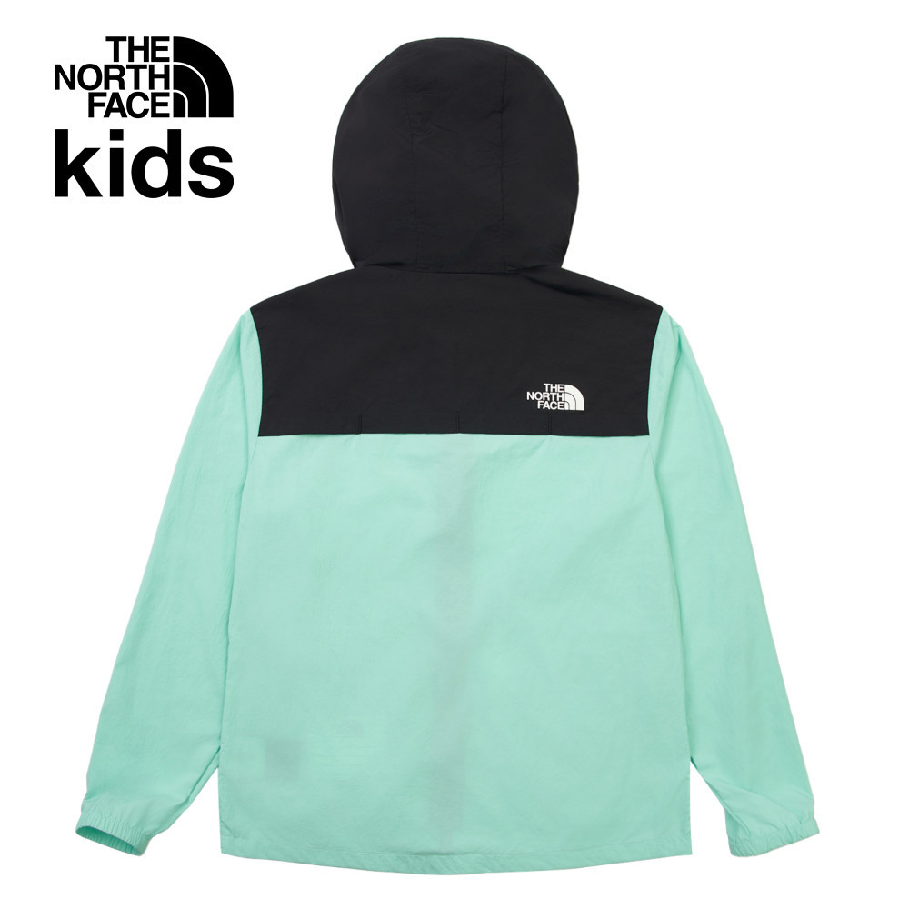 The North Face北面兒童綠色UPF防曬防風外套｜87ZE9ZX