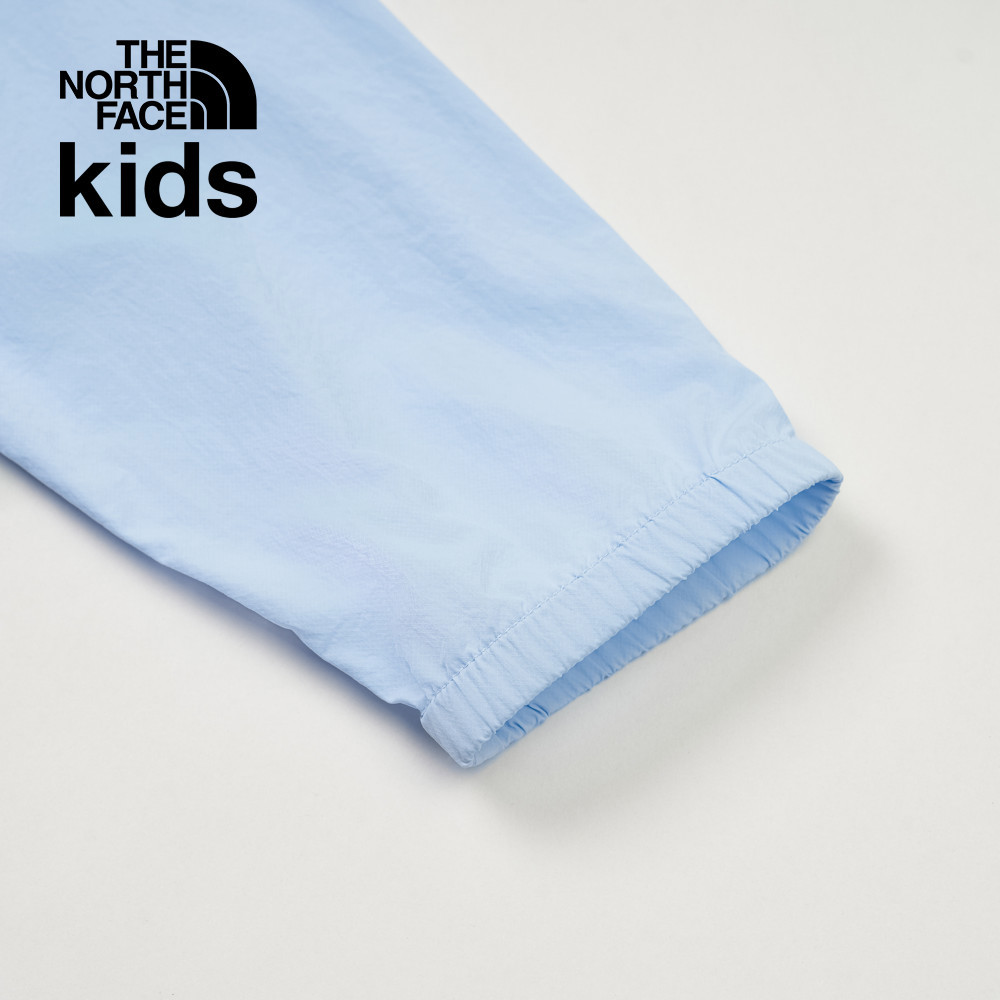 The North Face北面兒童藍色UPF防曬防風外套｜87ZEA0O