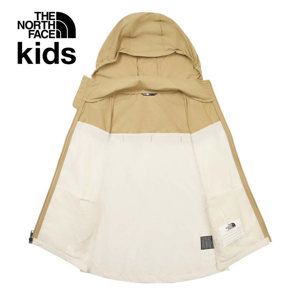 The North Face北面兒童卡其色UPF防曬防風外套｜87ZEROR