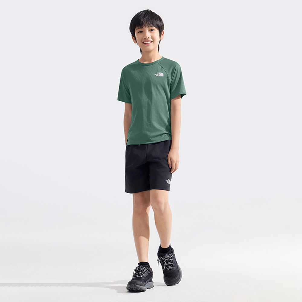 【10/26 12點限時搶購】The North Face北面兒童綠色UPF防曬短袖T恤｜8BMXHCH