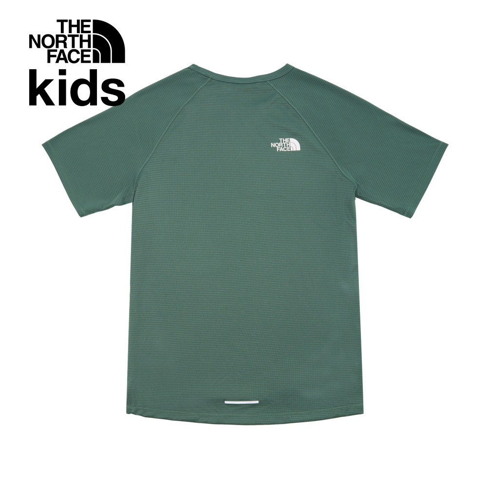 【10/26 12點限時搶購】The North Face北面兒童綠色UPF防曬短袖T恤｜8BMXHCH