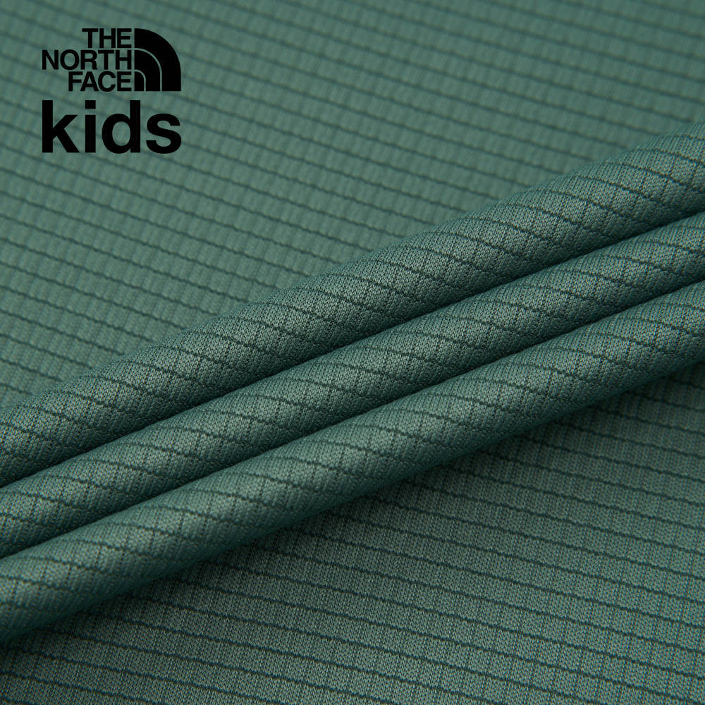 【10/26 12點限時搶購】The North Face北面兒童綠色UPF防曬短袖T恤｜8BMXHCH