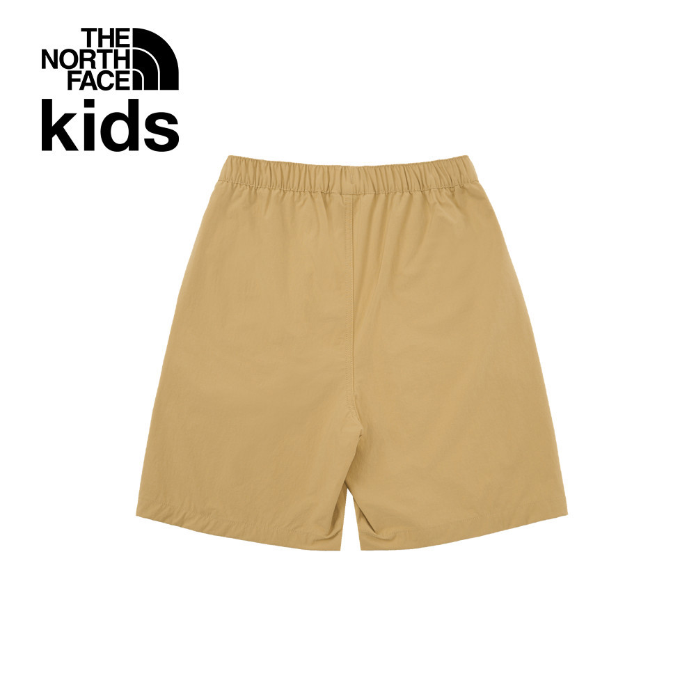 The North Face北面兒童卡其色UPF防曬短褲｜8C0KLK5