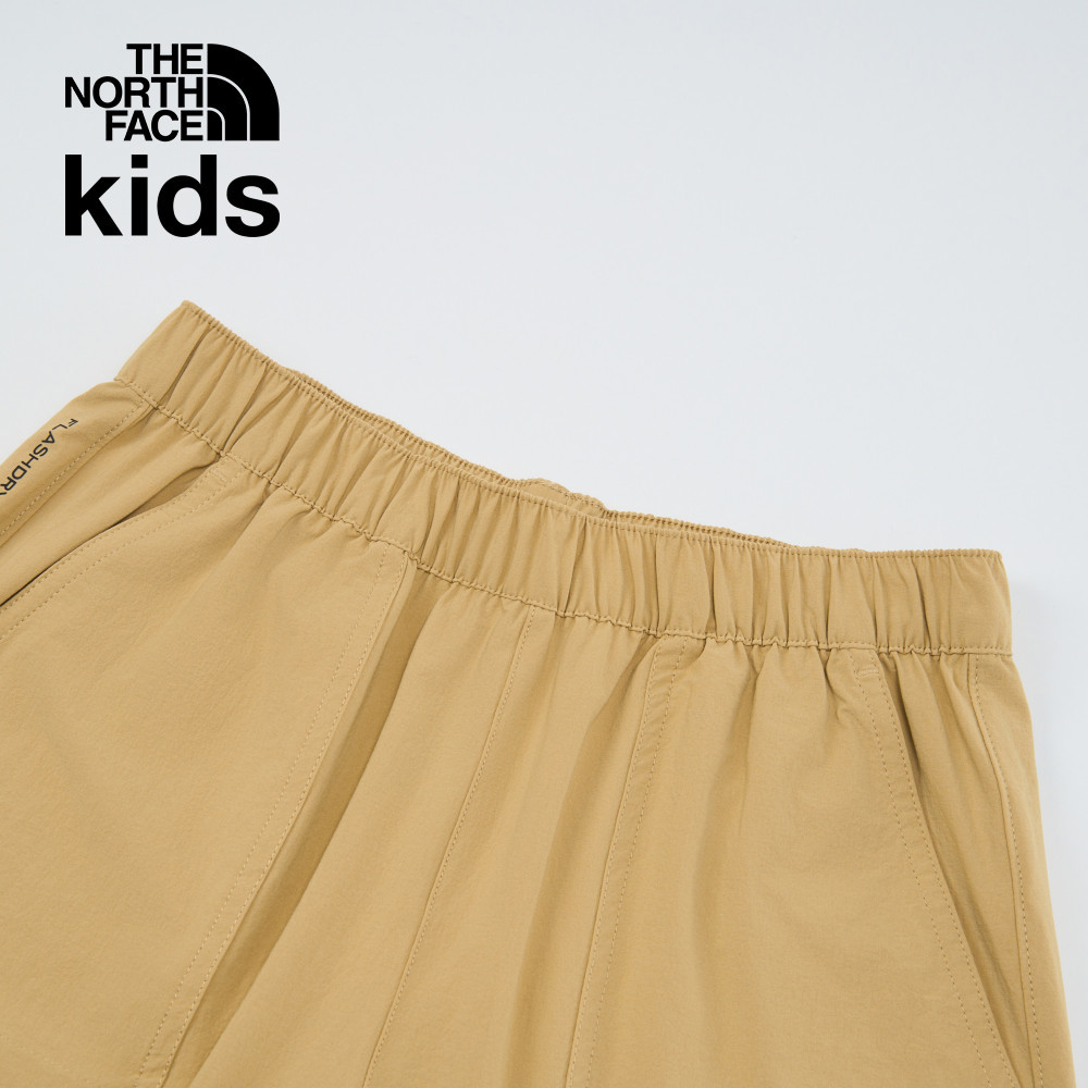 The North Face北面兒童卡其色UPF防曬短褲｜8C0KLK5