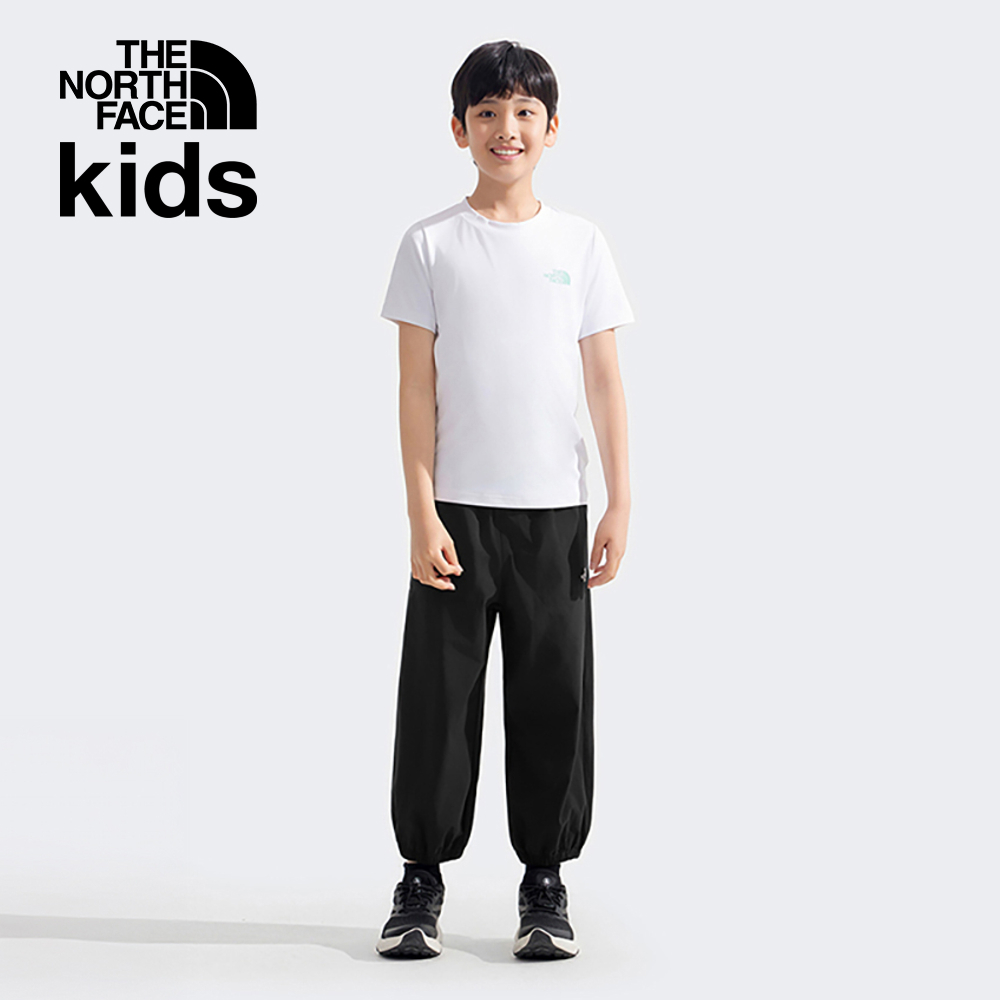【10/26 12點限時搶購】The North Face北面兒童黑色UPF防曬戶外徒步長褲｜8C0RJK3