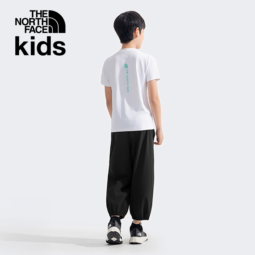 【10/26 12點限時搶購】The North Face北面兒童黑色UPF防曬戶外徒步長褲｜8C0RJK3
