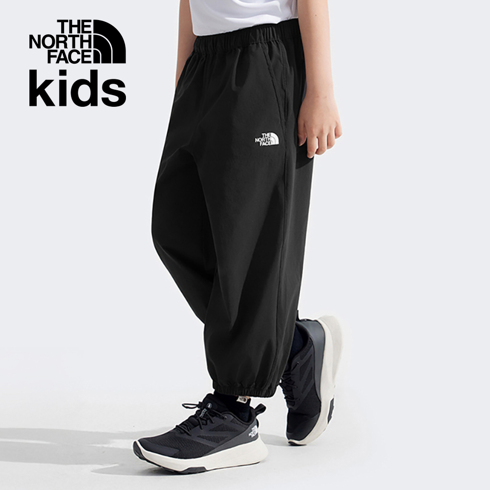 【10/26 12點限時搶購】The North Face北面兒童黑色UPF防曬戶外徒步長褲｜8C0RJK3