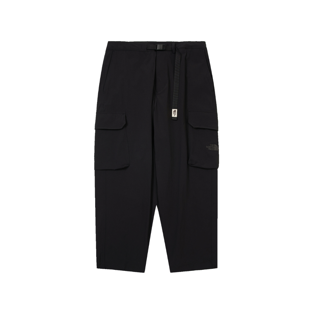 The North Face北面男款黑色UPF防曬長褲｜8C0UJK3