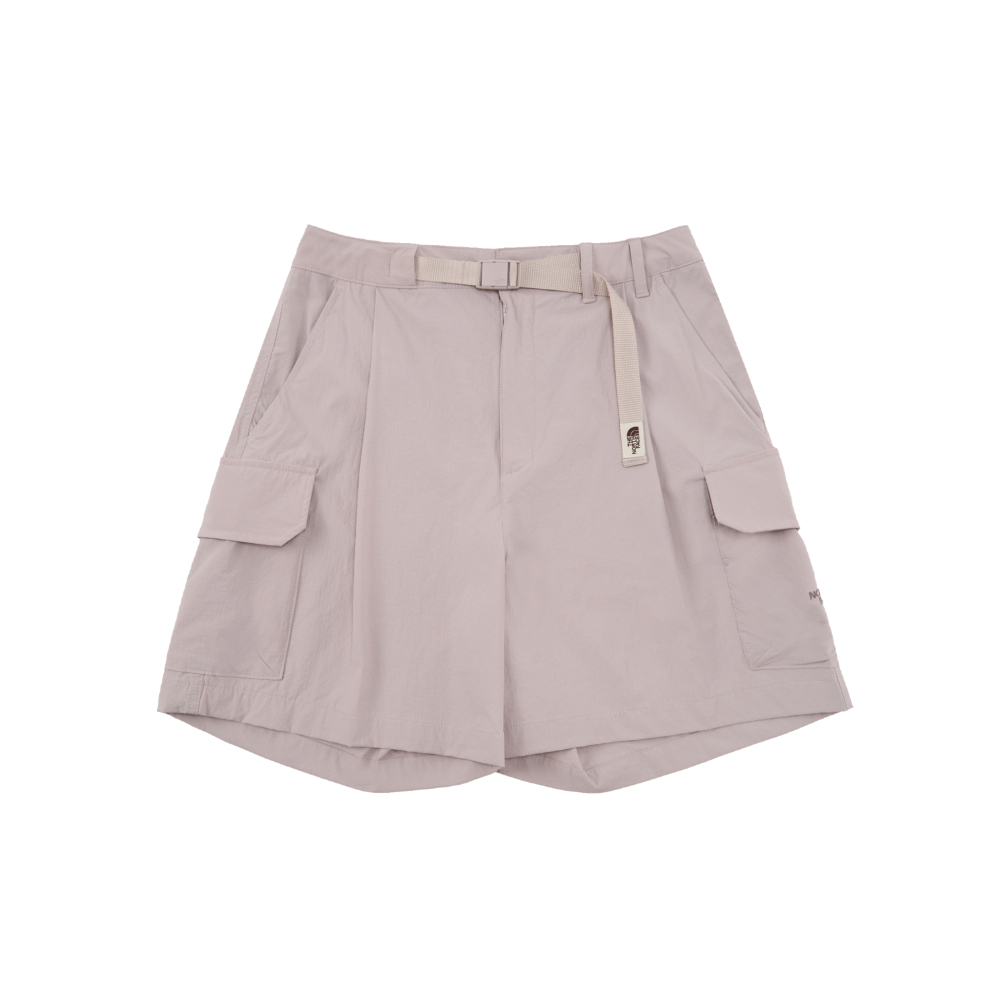 The North Face北面女款灰色UPF防曬短褲｜8C111OA