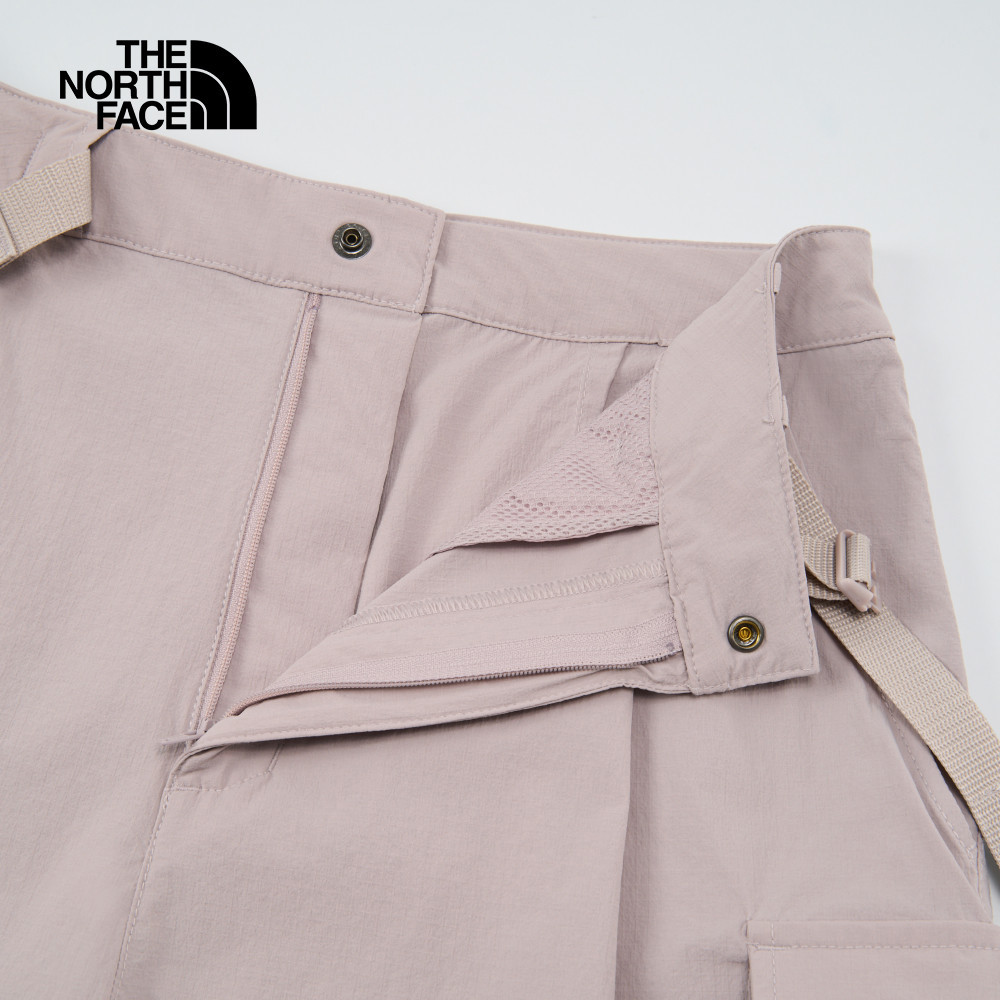 The North Face北面女款灰色UPF防曬短褲｜8C111OA