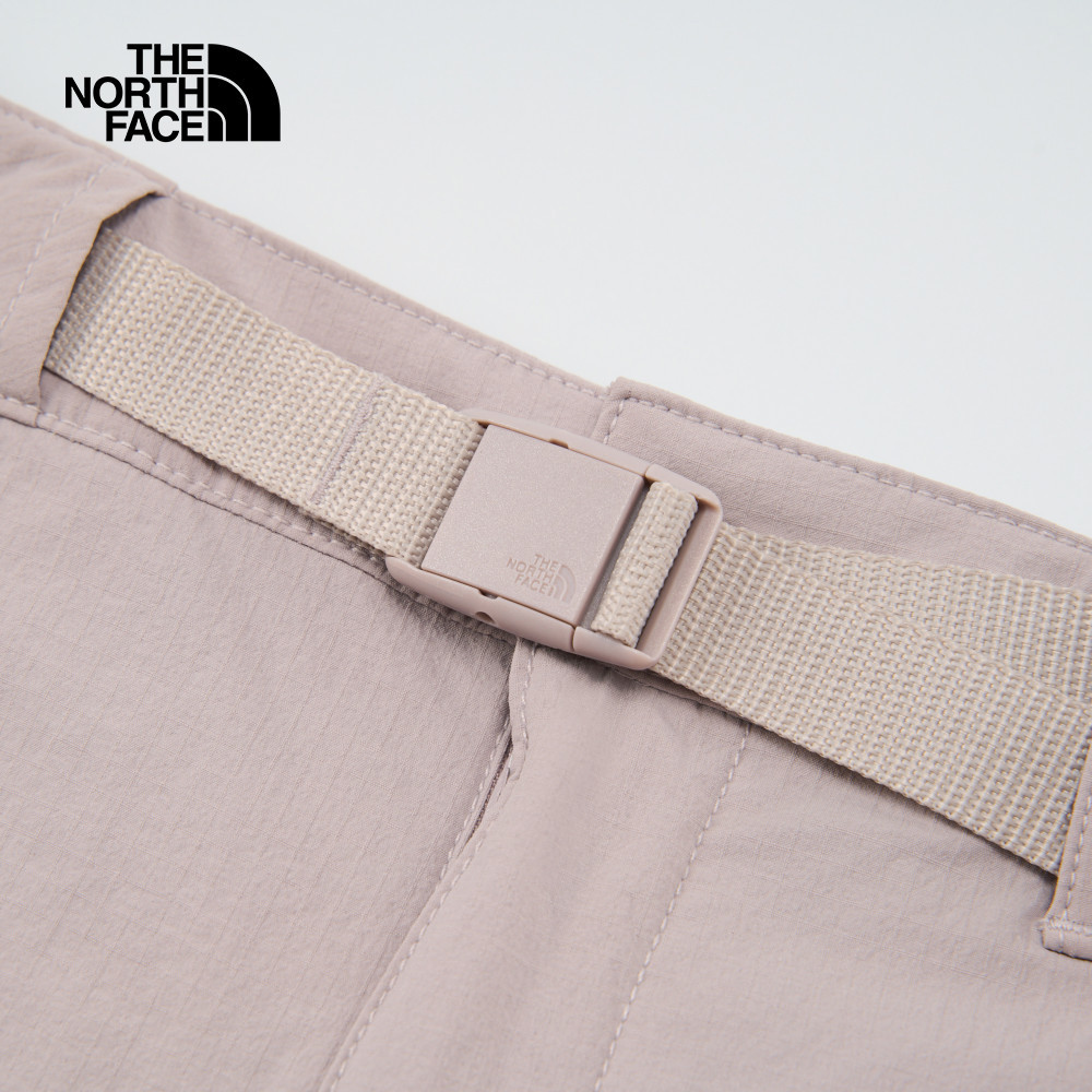 The North Face北面女款灰色UPF防曬短褲｜8C111OA