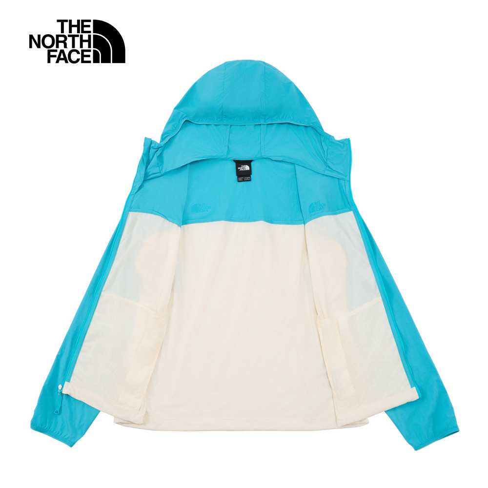 【10/27 12點限時搶購】The North Face北面女款藍色UPF防曬防風外套｜8CJZAEB