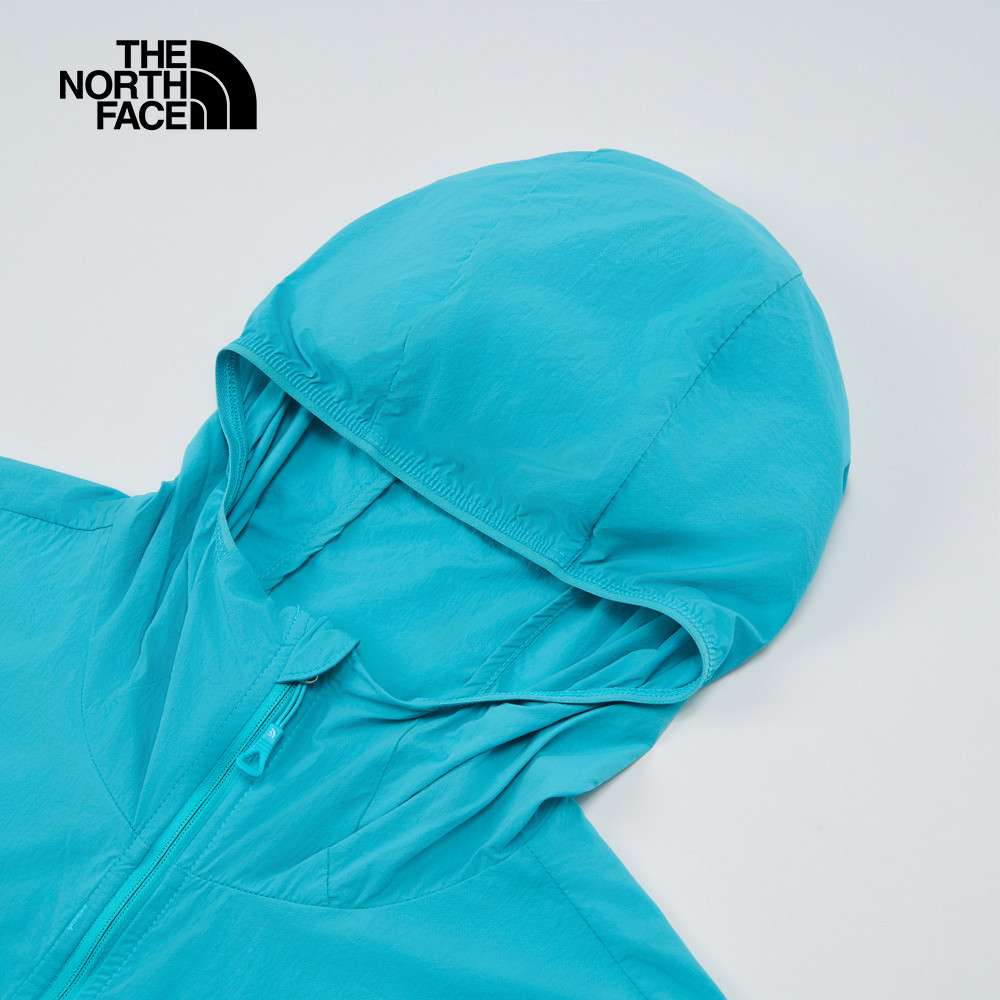 【10/27 12點限時搶購】The North Face北面女款藍色UPF防曬防風外套｜8CJZAEB