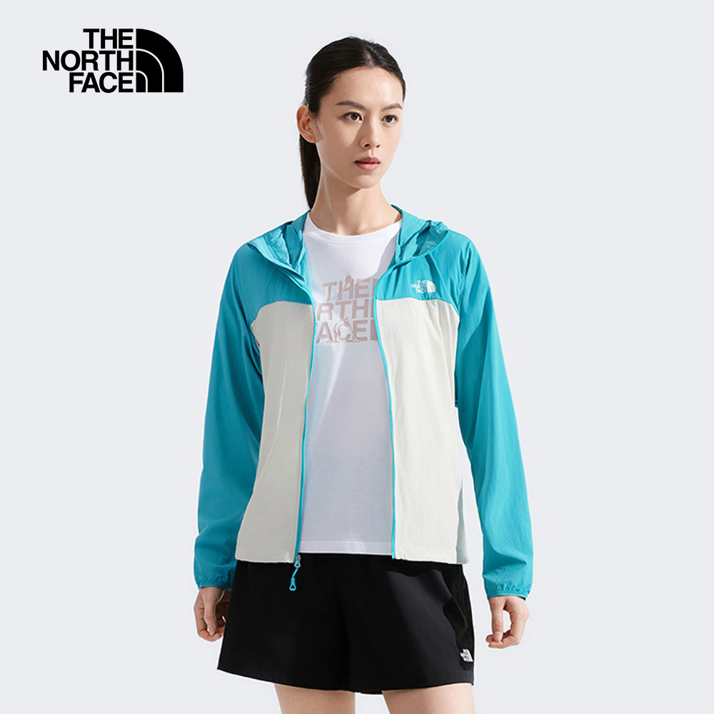 【10/27 12點限時搶購】The North Face北面女款藍色UPF防曬防風外套｜8CJZAEB